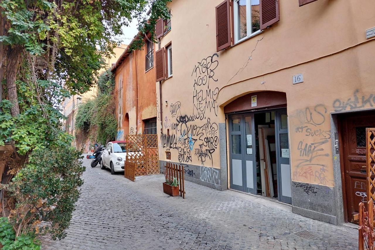 Apartmán Trastevere Charming Loft Řím Exteriér fotografie